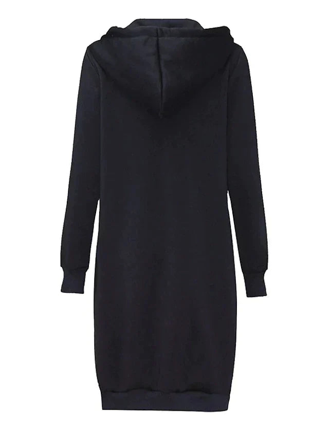 Fiera Long Cardigan | Hooded Open-Front Vest