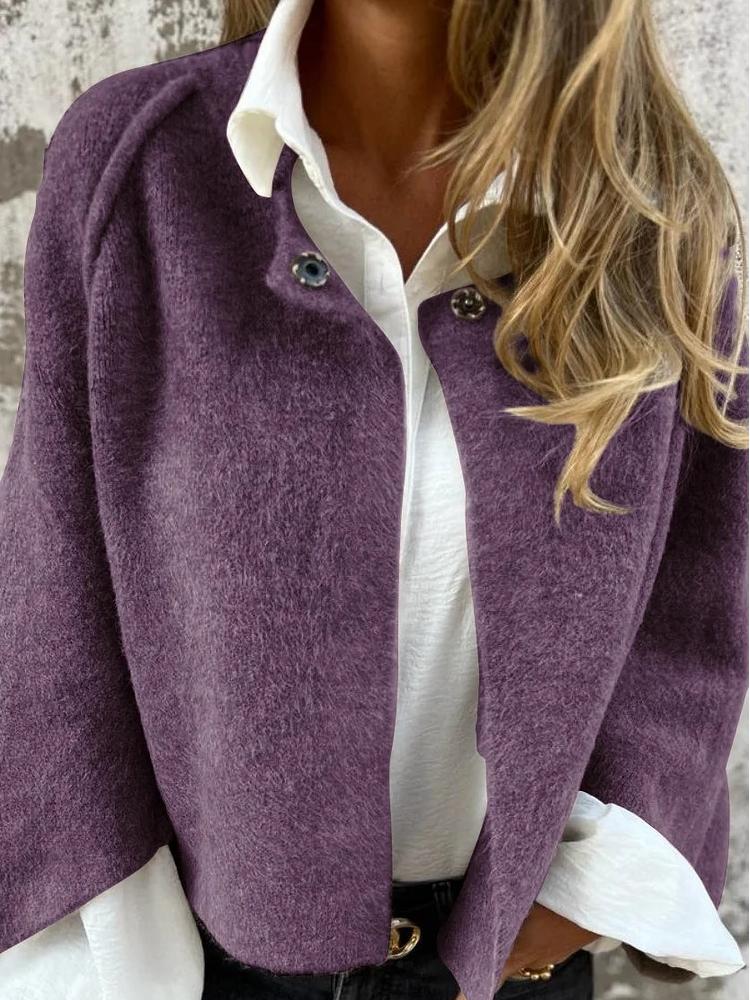 Cambria Cardigan | Stylish Loose-Fitting Short Cashmere Cardigan, Cozy and Chic