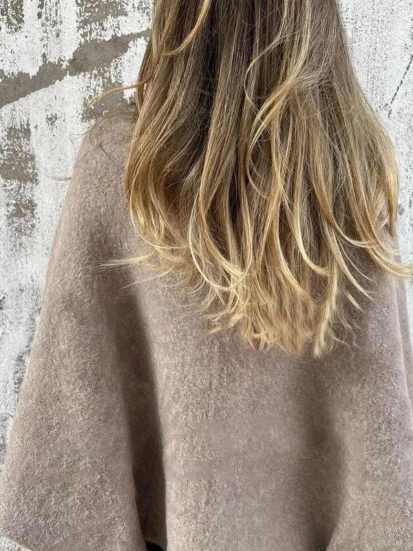 Cambria Cardigan | Stylish Loose-Fitting Short Cashmere Cardigan, Cozy and Chic