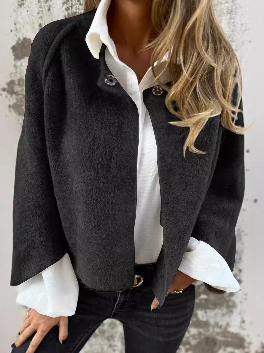 Cambria Cardigan | Stylish Loose-Fitting Short Cashmere Cardigan, Cozy and Chic