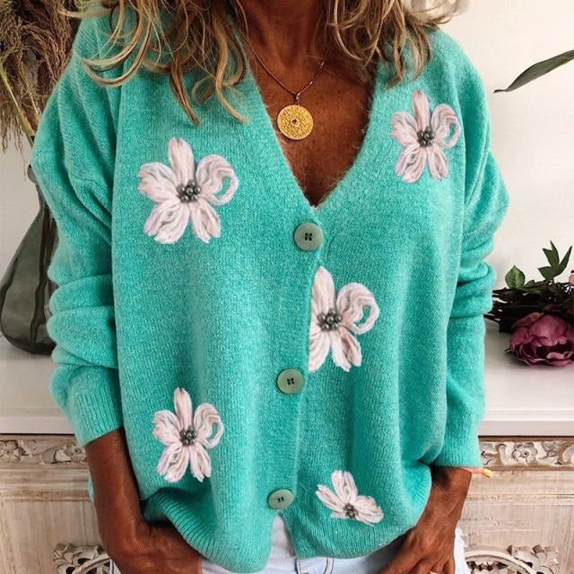 Osanna Cardigan | Women's Spring Floral Knit Cardigan