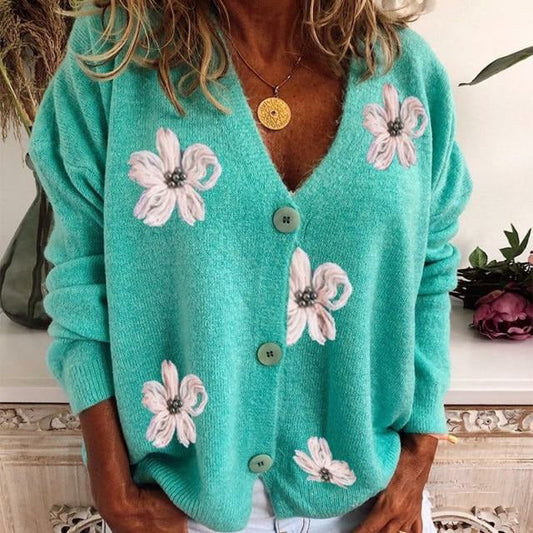 Osanna Cardigan | Women's Spring Floral Knit Cardigan
