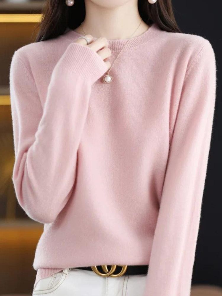 Indy Sweater | Stylish Soft Long-Sleeve Knit Sweater