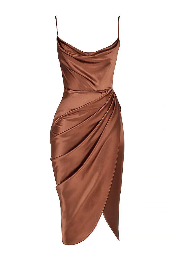 Keila Dress | Women's Silk Maxi Dress with Corset