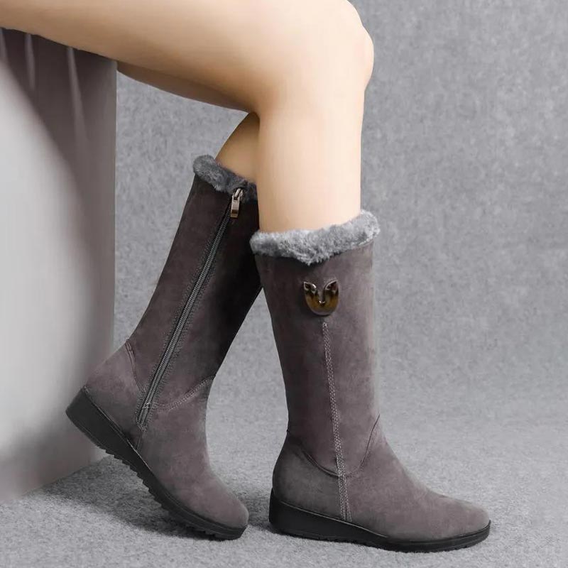 Ianthe Boots | Women's Cozy High Boots with Warm Lining