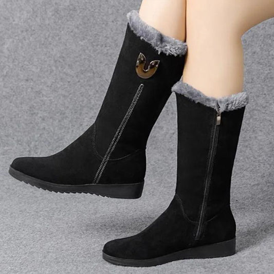 Ianthe Boots | Women's Cozy High Boots with Warm Lining