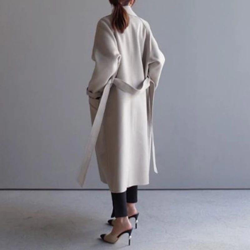 Katherine Wool Coat | Long Double-Breasted Winter Classic